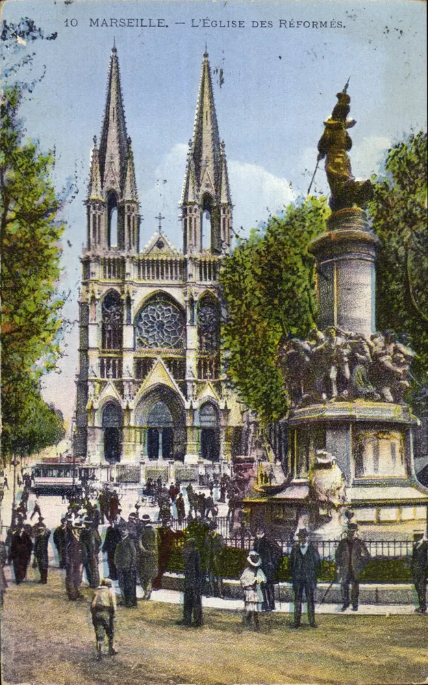 Marseille — A Igreja dos Reformados — Editor desconhecido, n° 10 - Frente