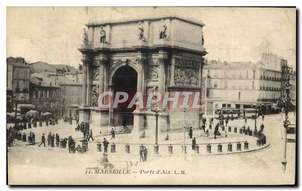 Marselha — Porta de Aix — L.M. - Frente