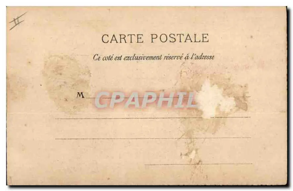 Marselha. A porta de Aix — Arco da Vitória — por Jean Aicard — A C.P.A. Paris, n°723 - Verso