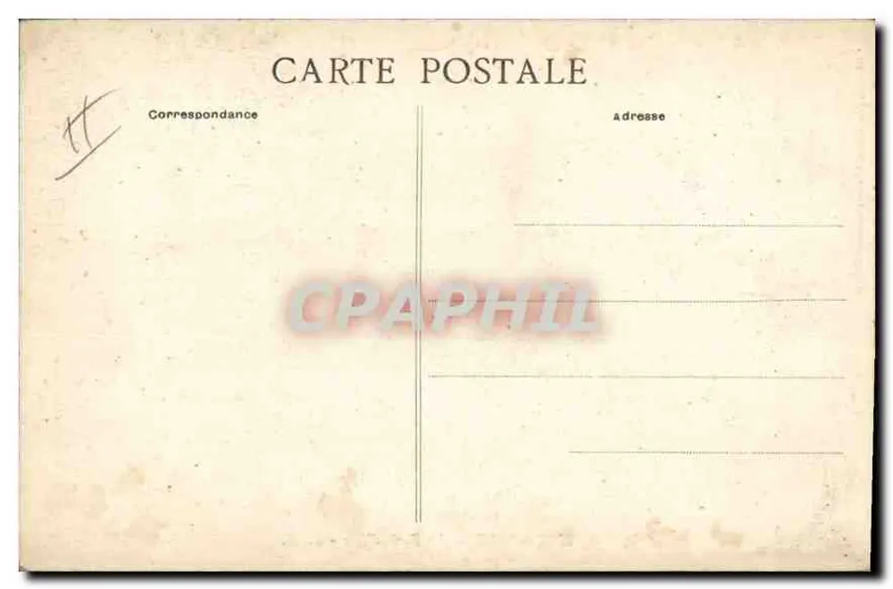 Marselha — A Porta de Aix — L. M. n° 669 - Verso