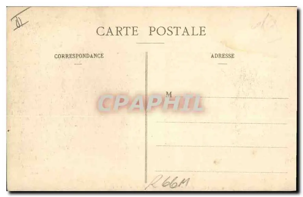 Marselha - A Porta de Aix - E. L. - Verso