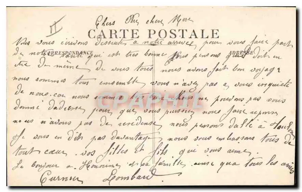 Marseille - Triomfboog van de Poort van Aix — Uitgave van de Nieuwe Galerijen, n°21 - Achterkant