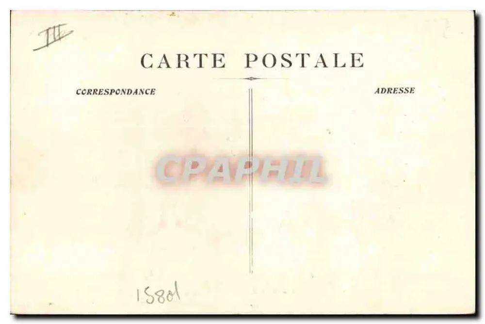 Marseille — Triomfboog van de Poort van Aix — uitgever F.8a - Achterkant