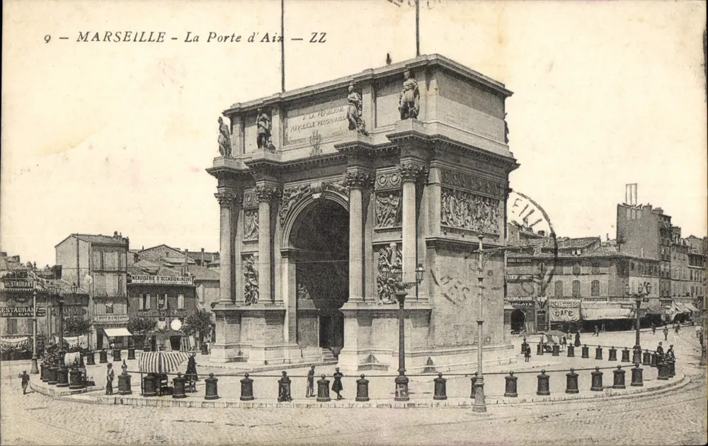 MARSEILLE - A Porta de Aix — ZZ — Editor ZZ - Frente