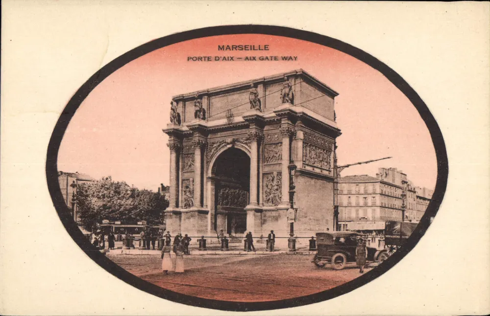 Porte d'Aix — Marseille — editor desconhecido, número de série não visível - Frente