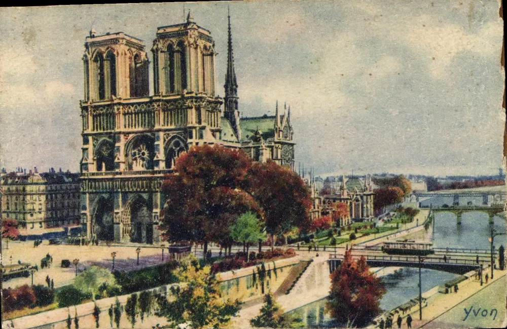 Nossa Senhora de Paris — Vista geral — Edições d'Art Yvon - Frente