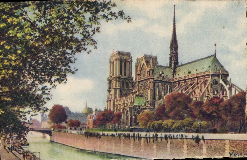 Nostra Signora di Parigi — vista dalla Senna — Edizioni DART TYVON - Recto