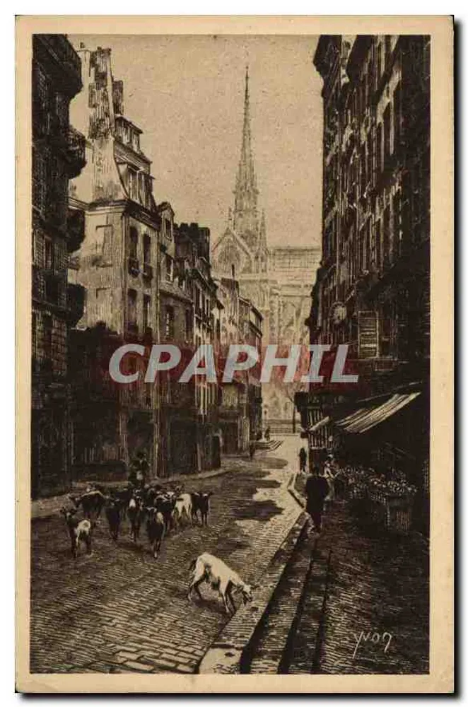 Paris. Caminhando — Rue du Haut-Pave — Edição de Arte YVON - Frente