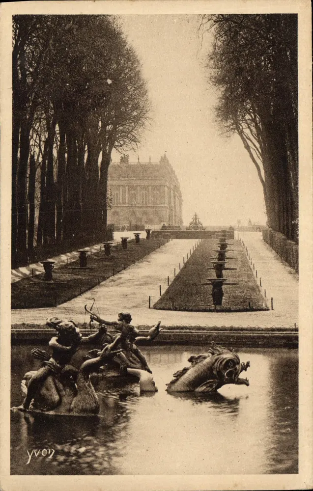 Avenida dos Marmousets — Versailles — Edição de Arte YVON - Frente