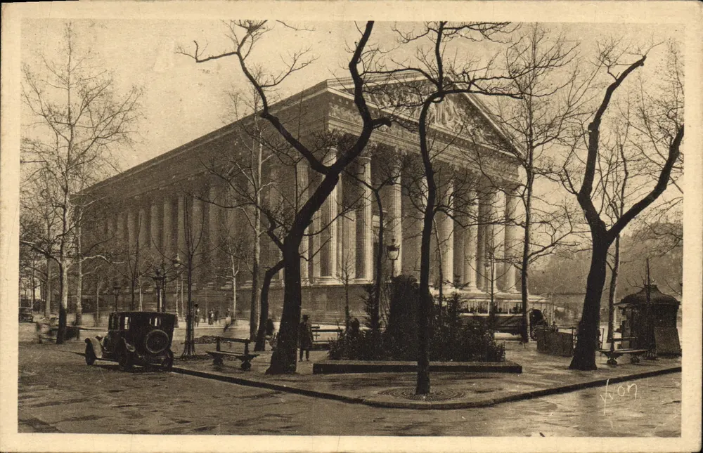 Igreja da Madeleine — Paris — Edição de Arte YVON, n°2 - Frente