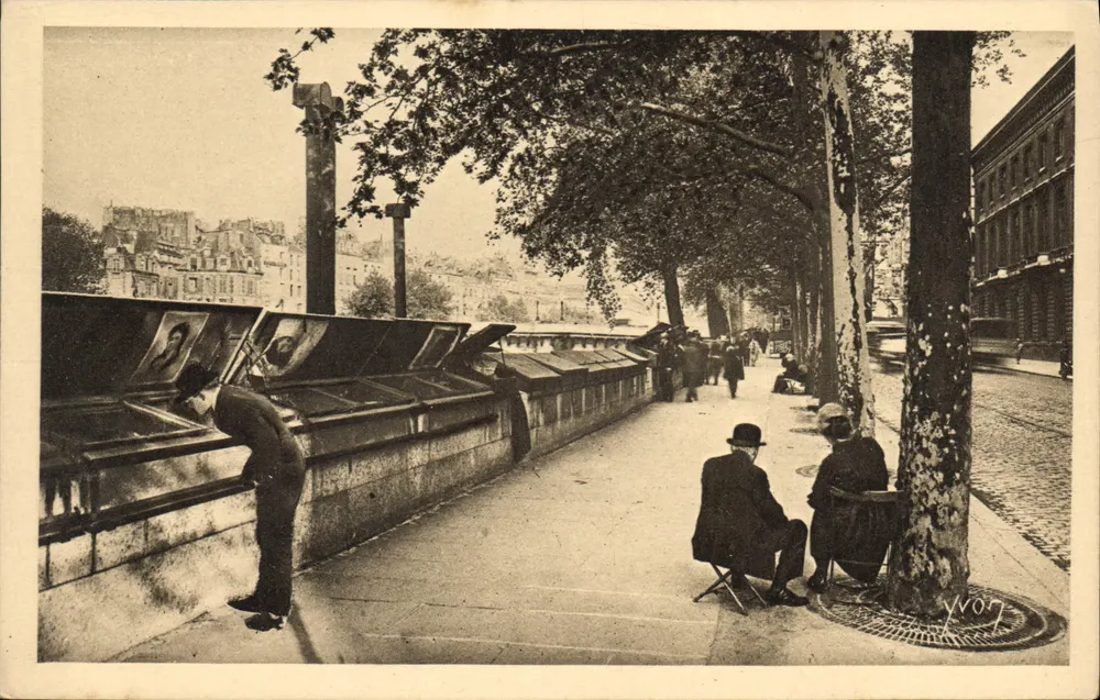 Die Buchständer am Quai Conti — Paris — Edition d'Art YVON - Vorderseite