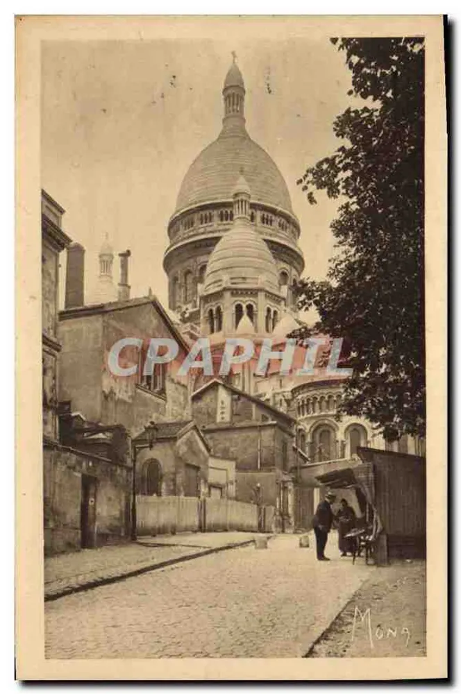 Montmartre — Teilansicht des Sacré-Cœur — Victor Emmanuel, Paris - Vorderseite