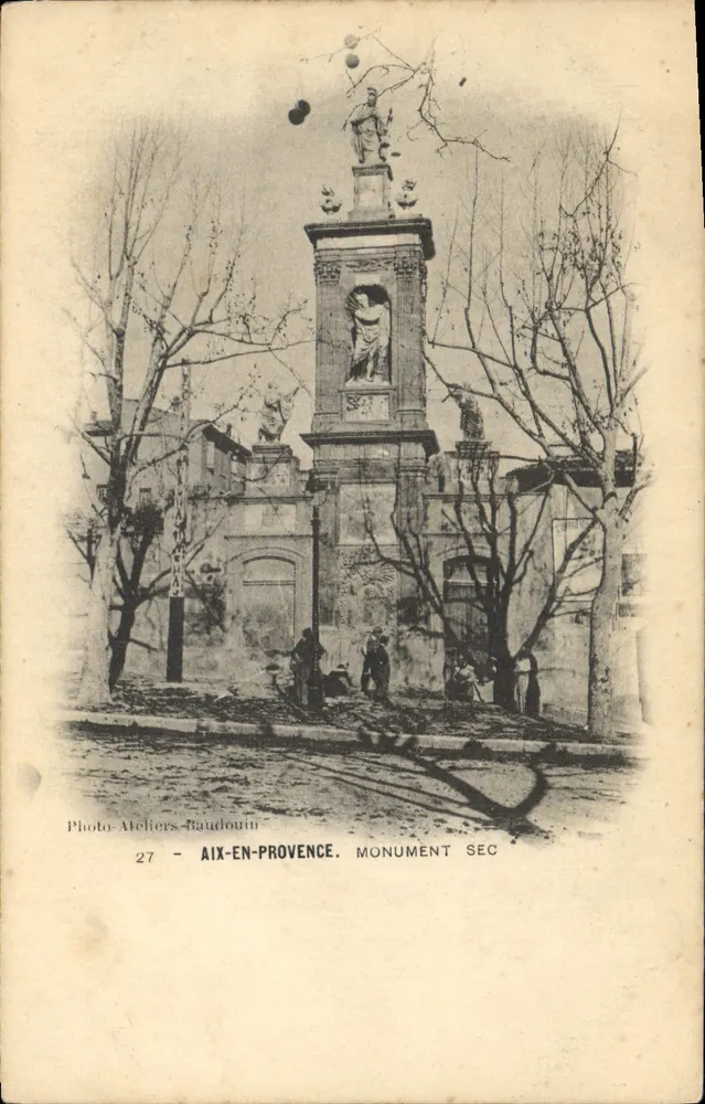 Aix-en-Provence — Monument Sec — Photo-Ateliers Baudouin, n°27 - Frente