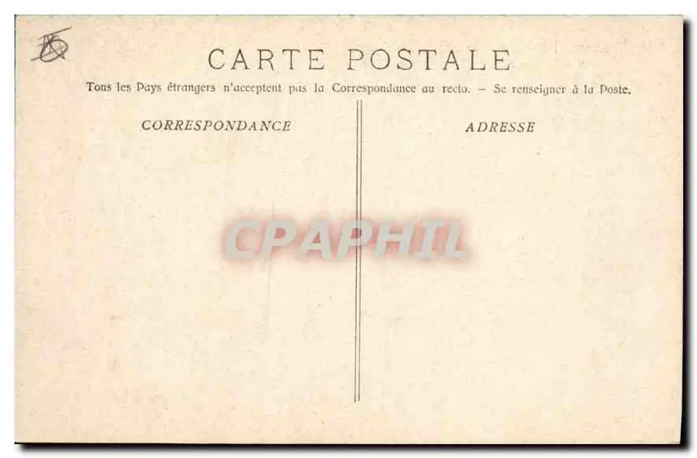 Aix-en-Provence — Interior do Monumento Seco (n° 1) — Foto G. H. P. (ou G. H. P. G. H.) - Verso