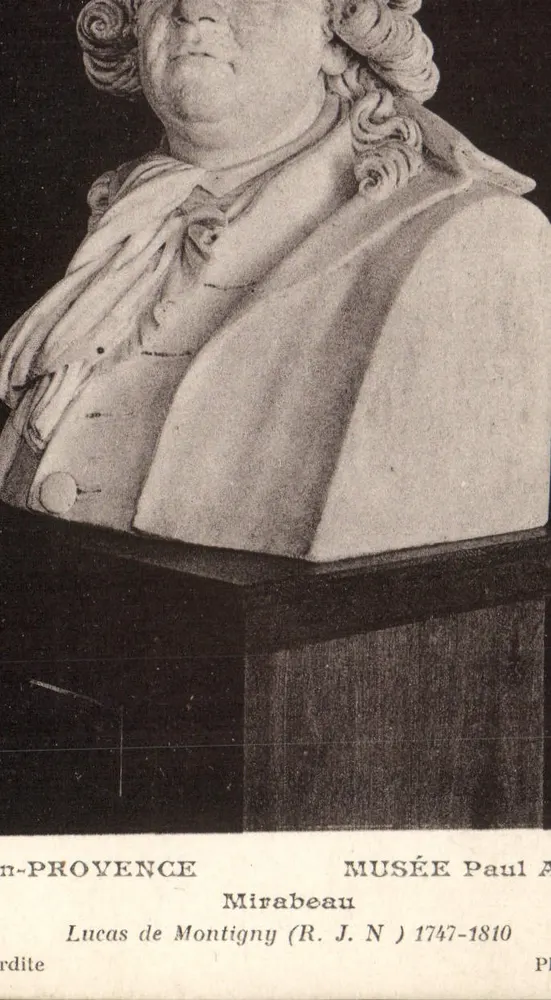 Portret Lucasa de Montigny (Mirabeau) — Muzeum Paul A. — Prowansja - Awers
