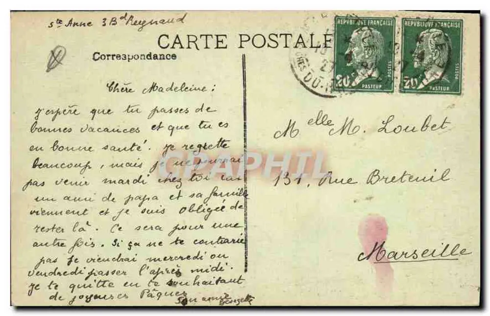 Aix en Provence — O Monumento Joseph Sec. - Verso