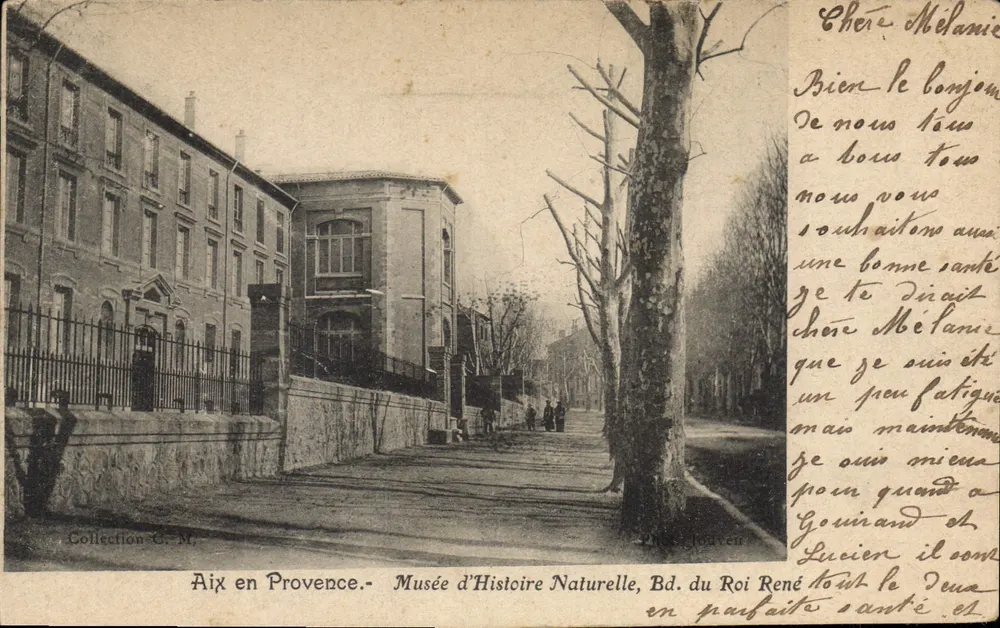 Aix en Provence — Museum für Naturgeschichte, Bd du Roi René — Photo Jouvren - Vorderseite