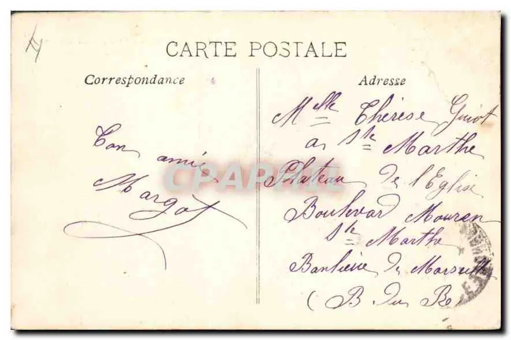 Aix-en-Provence — O Museu — L.E. Bouix, Ed. - Verso