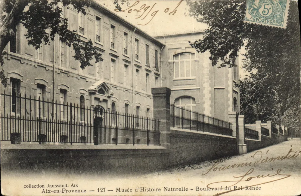 Musée d'Histoire Naturelle — Boulevard du Roi Renée — Aix-en-Provence — Sammlung Jaussaud - Vorderseite
