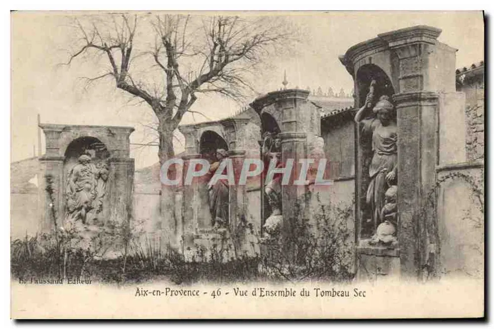 Aix-en-Provence — Algemene uitzicht van het Tombeau Sec — B. Jaussaud Uitgever - Voorkant