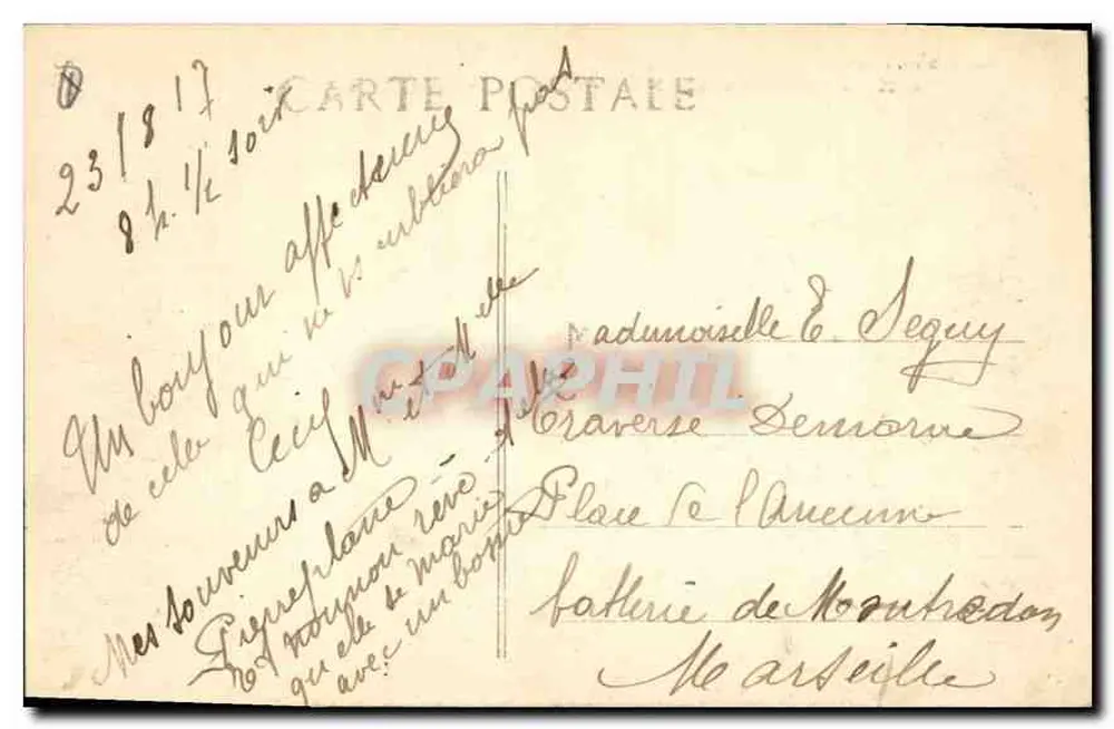 AIX-en-PROVENCE — Binnenkant van het Monument Sec — Coll. C. Marlinet - Aix - Achterkant