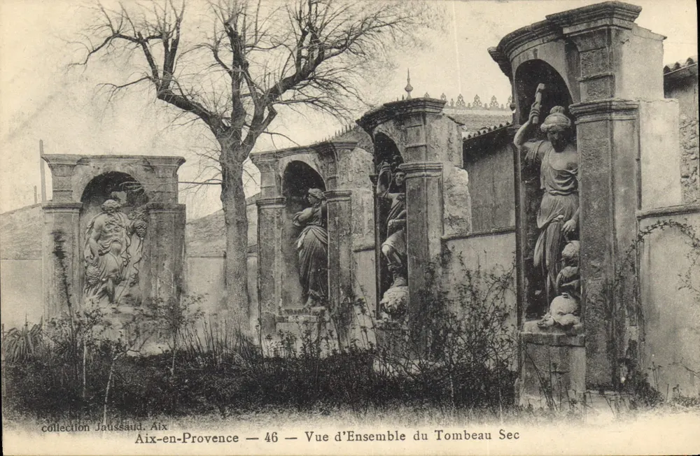 Aix-en-Provence — Vista Geral do Túmulo Seco — coleção Jatuaussaud, n° 46 - Frente