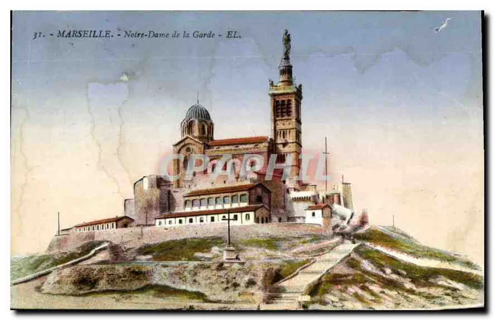 Marseille — Nossa Senhora da Guarda — Editor EL, n° 31 - Frente