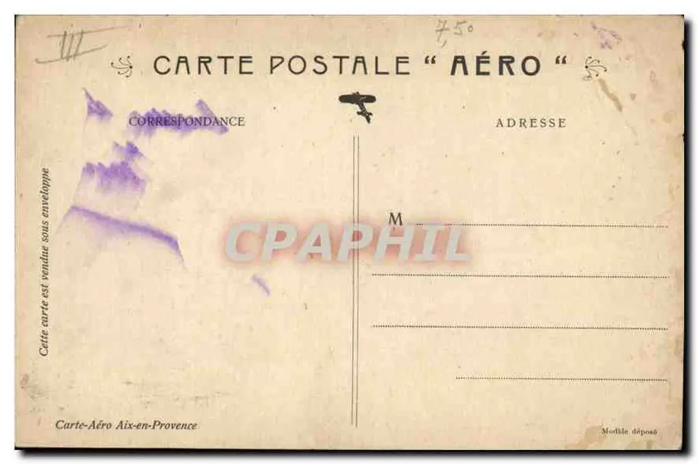 La Garde — Basílica de Nuestra Señora — Editor Aix-en-Provence - Reverso