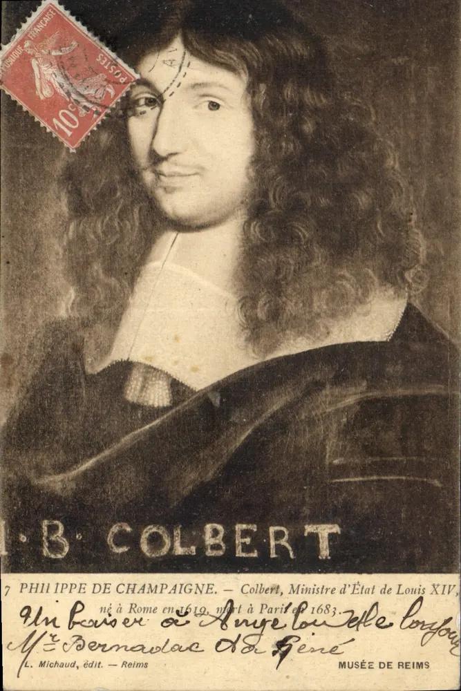 Jean-Baptiste Colbert — Minister of State von Ludwig XIV — Museum Reims - Vorderseite