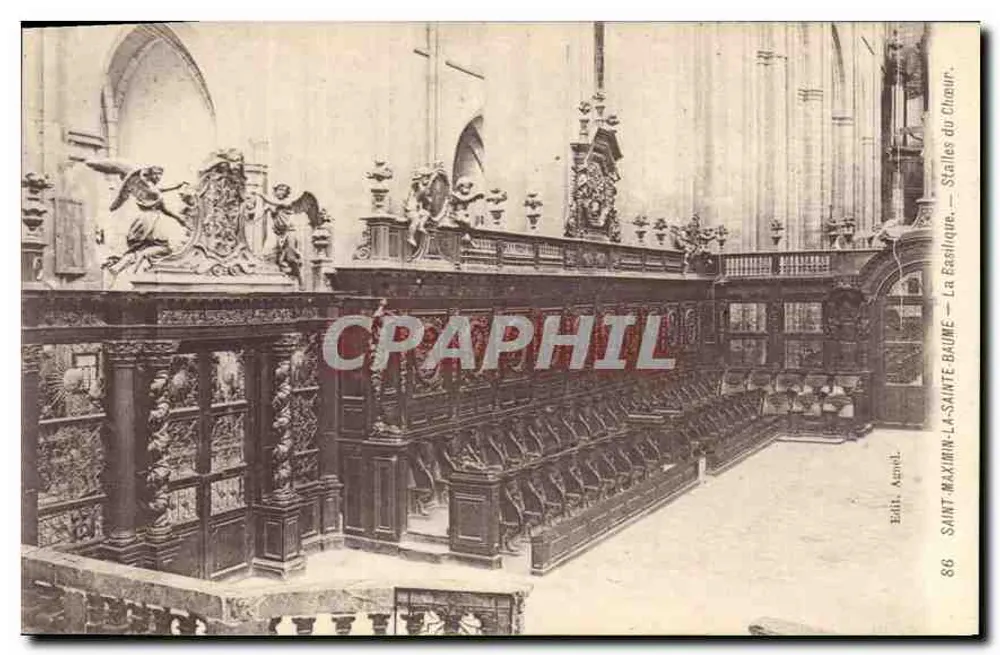 Saint-Maximin-la-Sainte-Baume — Kirche — Chorbank — Die Basilika - Vorderseite
