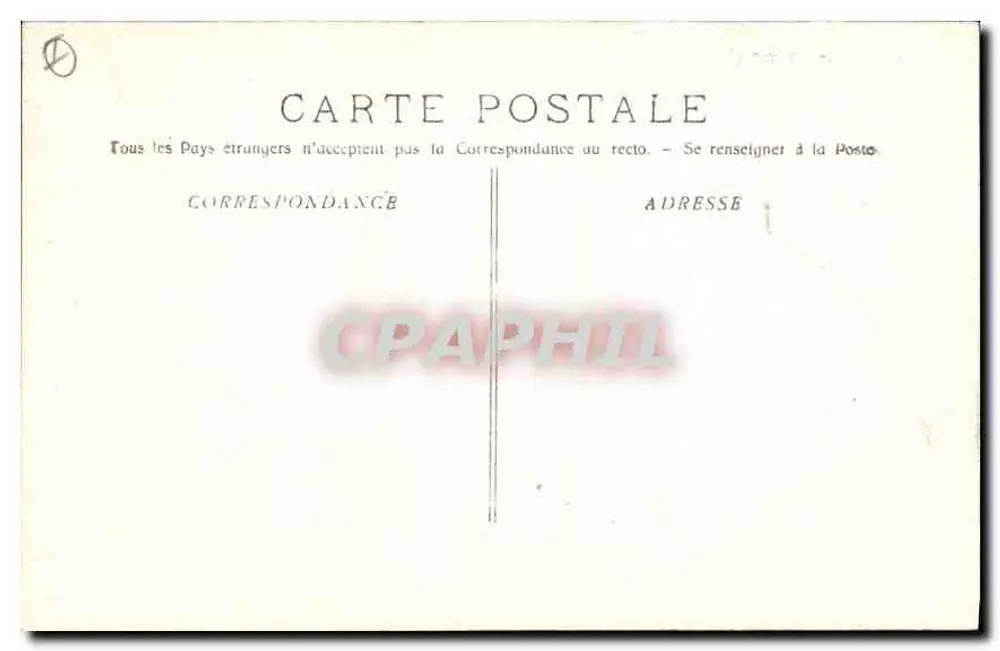 Interior da Igreja Notre-Dame — Bourges — Editor E. Maquaire, n° 377 - Verso