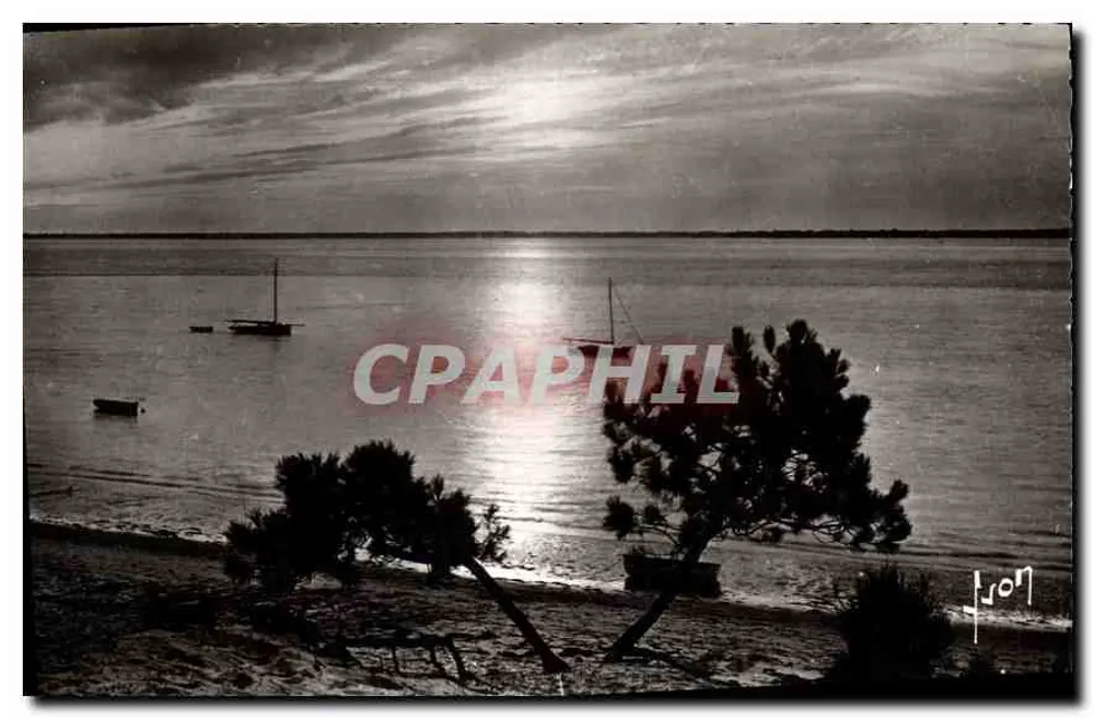 Arcachon (Gironde) — Der Hafen am Abend — Les Editions d'Art Martel - Vorderseite