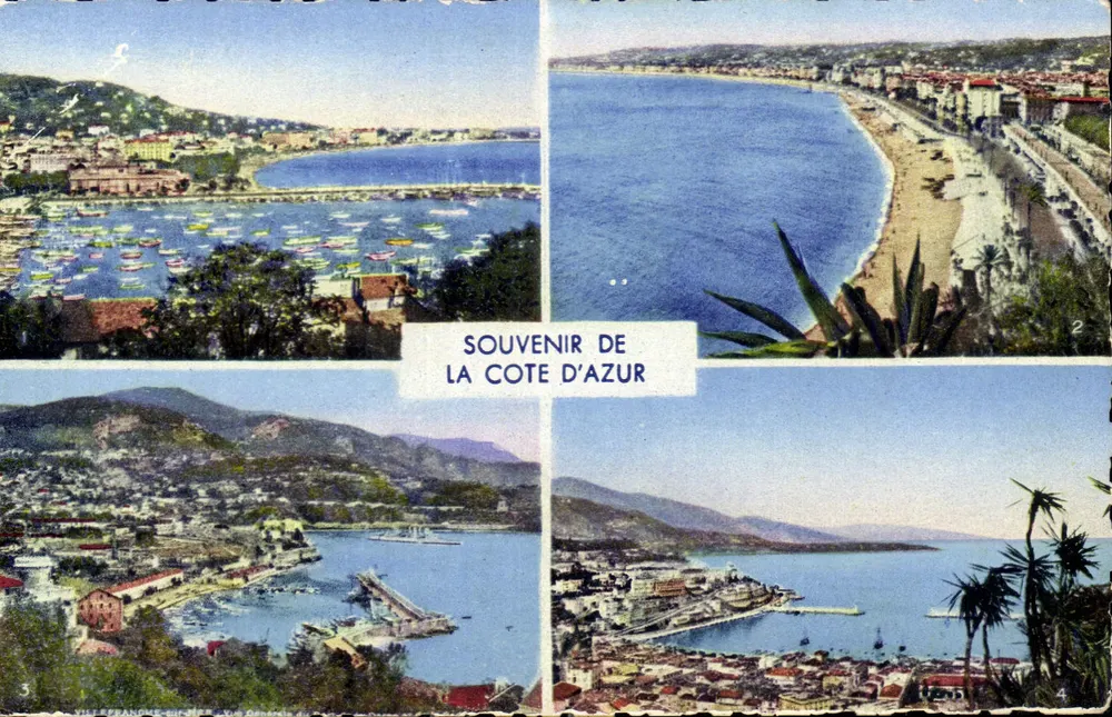 Cannes, Nice, Villefranche-sur-Mer, Monaco — Lembrete da Costa Azul — Edições NARBOT - Frente