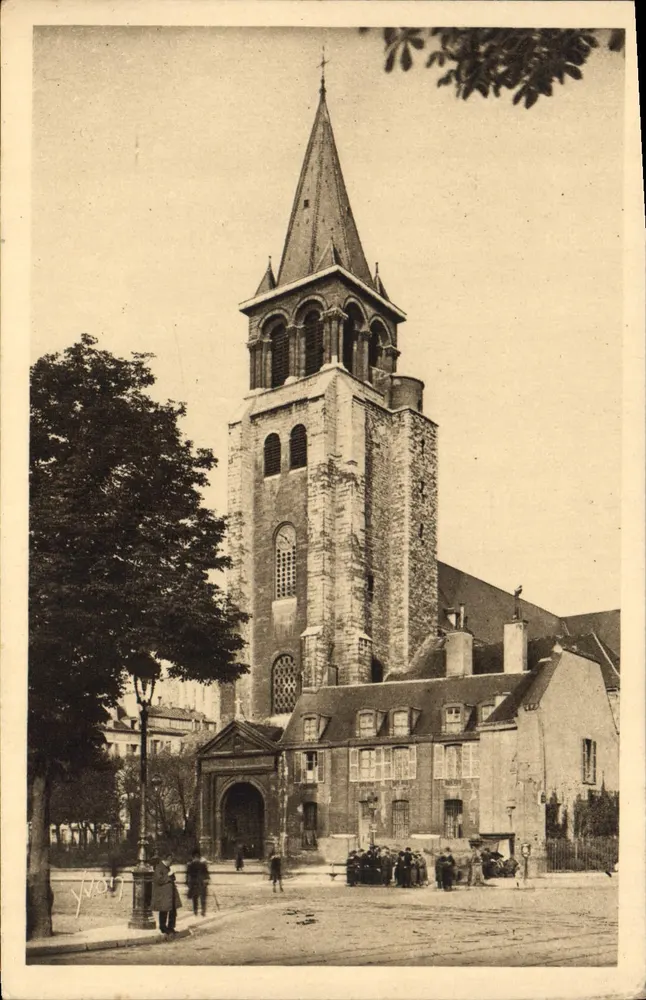 Iglesia de San Germain-des-Prés — París — Edición de Arte YVON, serie 8 n°158 - Anverso