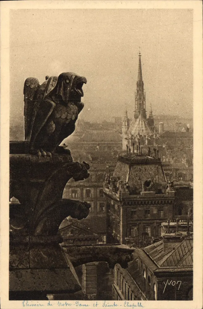Chimäre von Notre-Dame und Sainte-Chapelle — Edition für Kenner, Nr. 58 - Vorderseite