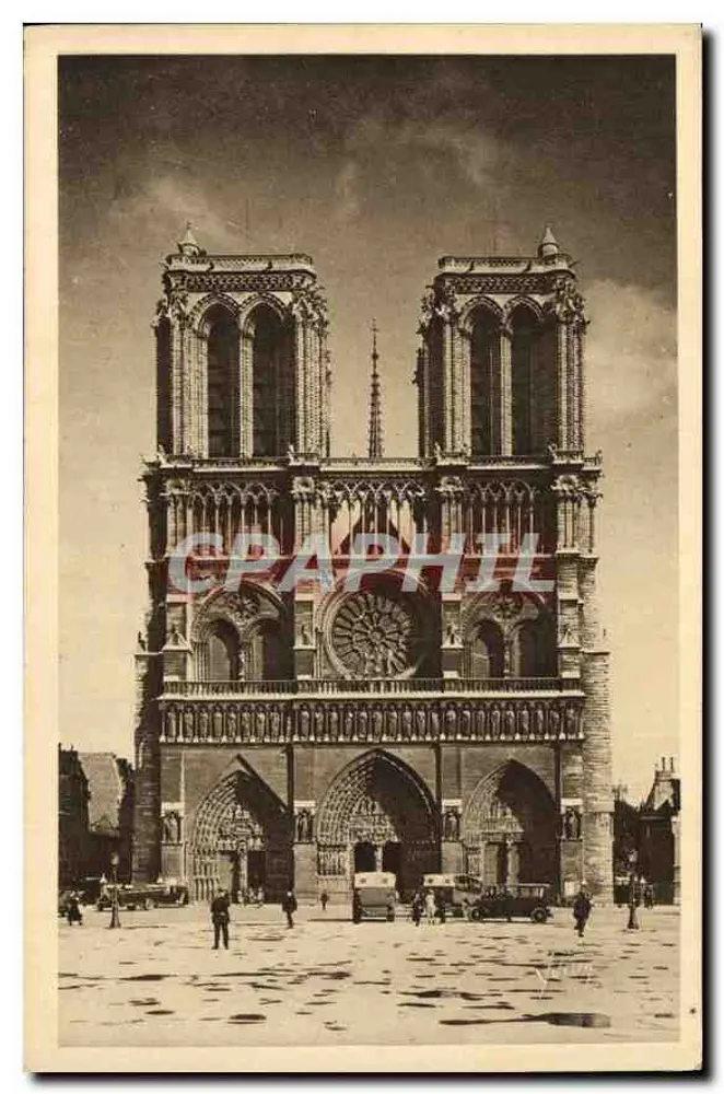Nossa Senhora de Paris — fachada — Les Éditions d'Art YVC, Paris - Frente