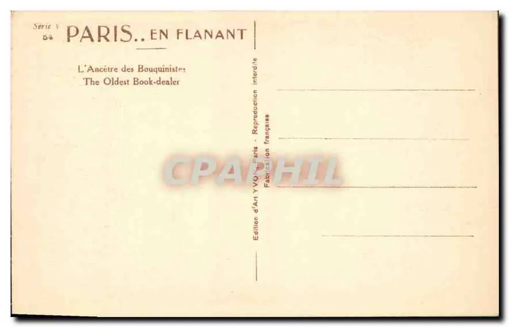 Notre-Dame de Paris — Vista da margem da Sena — YVON 7 - Verso