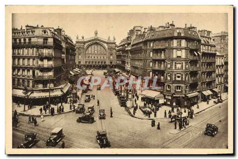 Boulevard Magenta und Bahnhof Nord — Paris — Art Edition YVON - Vorderseite