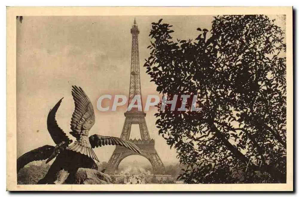 A Torre Eiffel — A Torre Eiffel — The Eiffel Tower — Série 4 67 — Edição de Arte YVCH, Paris - Frente