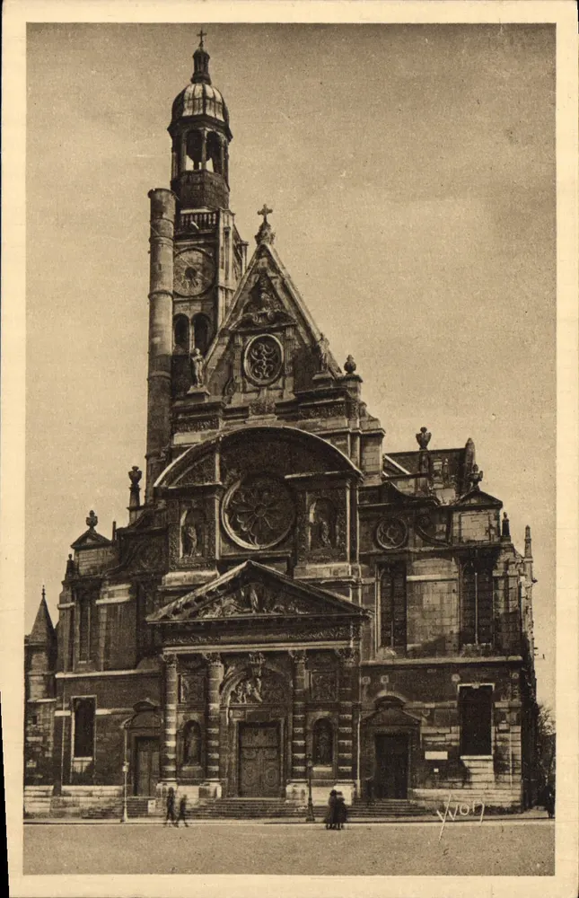 Die Kirche Saint-Étienne-du-Mont — Paris — Kunstausgabe YVON - Vorderseite