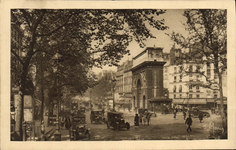 Paris — La Porte Saint-Martin — Verlag Mona - Vorderseite