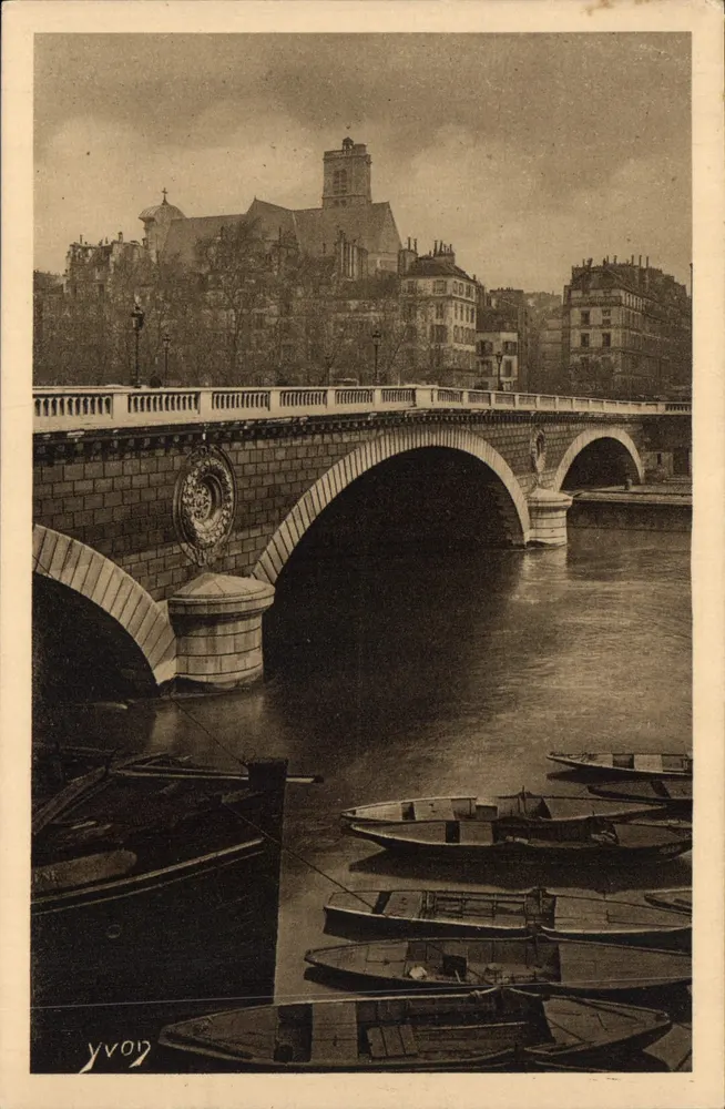 O Ponte Louis-Philippe — Paris — Edição de Arte YVON, série 34 - Frente