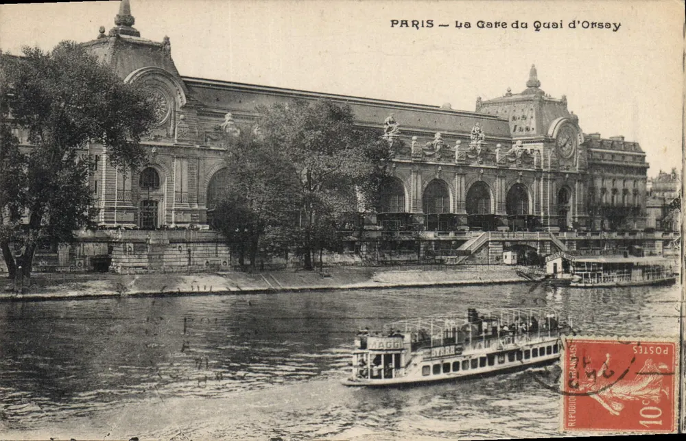 París — La Estación del Quai d'Orsay — Editor: IMP. EGM. VERSAILLES - Anverso