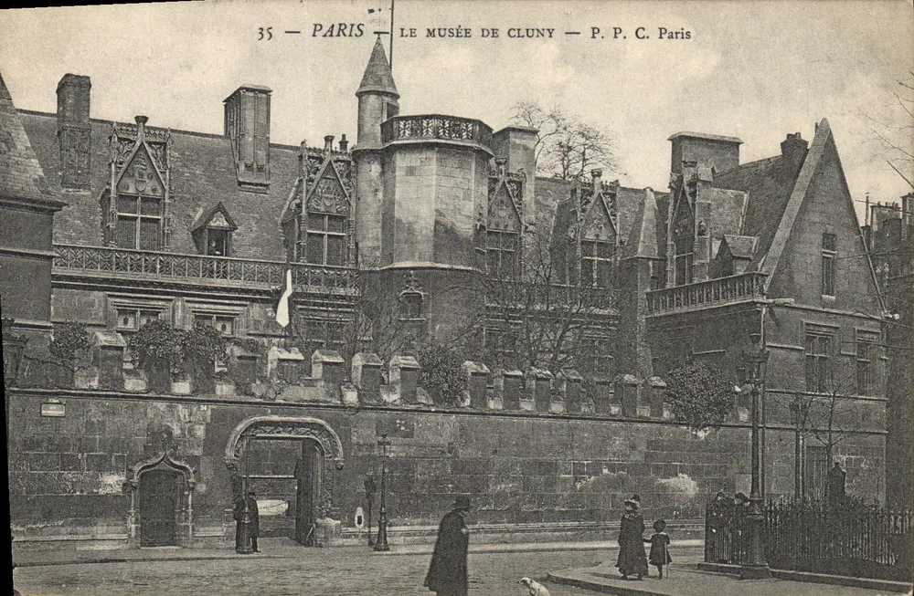 O Museu de Cluny — Paris — P. P. C. Paris - Frente
