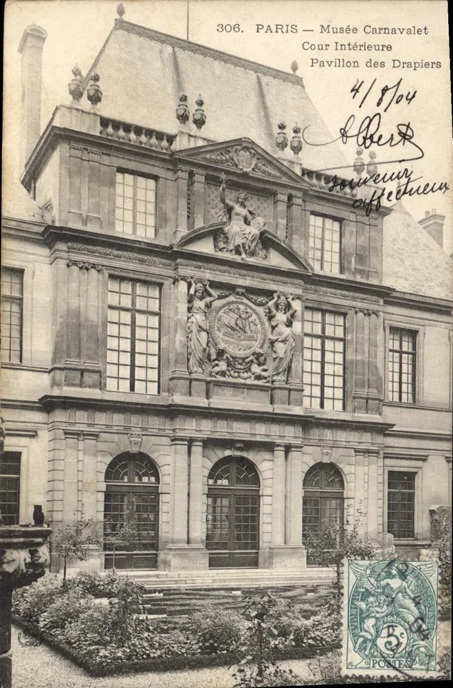 Paris — Museu Carnavalet — Pátio Interno do Pavilhão dos Tecelões — n°306 - Frente
