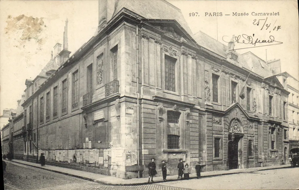 Paris — Museu Carnavalet — E. L. D. Paris, n°197 - Frente