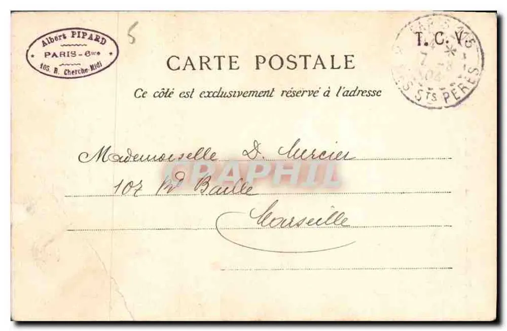 Paris — Val-de-Grâce — C.L.C. - Verso
