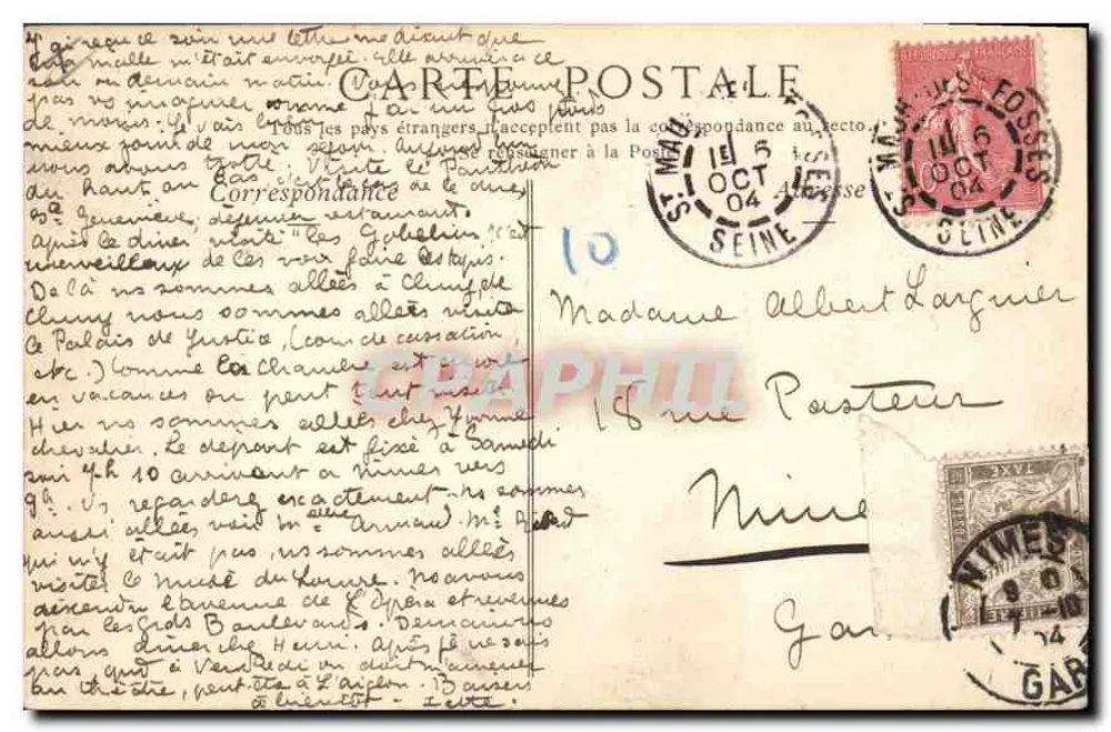 PARIS — Die Kathedrale, Kirche Notre-Dame — Collections ND. Phot. - Rückseite
