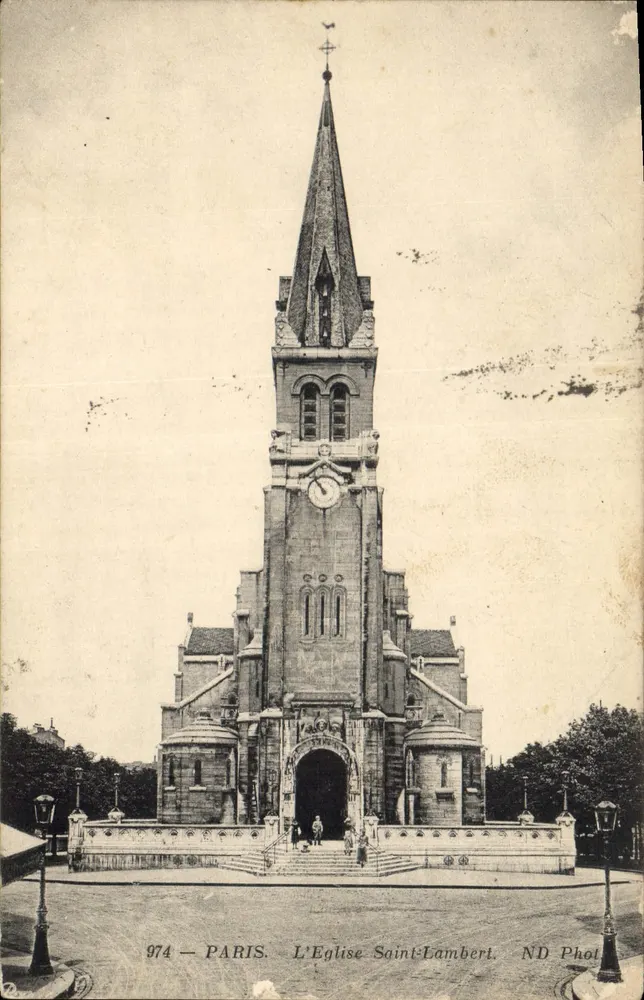 Paris — Igreja de São Lambert — ND Phot, n° 974 - Frente