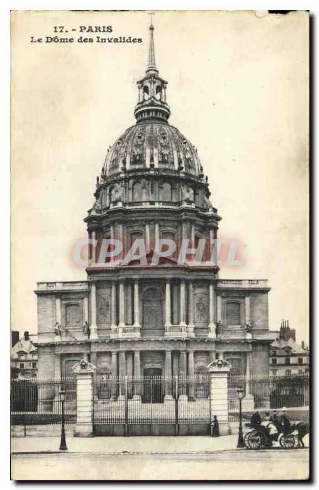 Paris — O Dôme dos Invalidos — n° 17 - Frente
